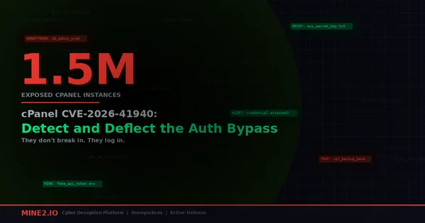 Zero to Hero Days: Detect and Deflect the cPanel CVE-2026-41940 Authentication Bypass