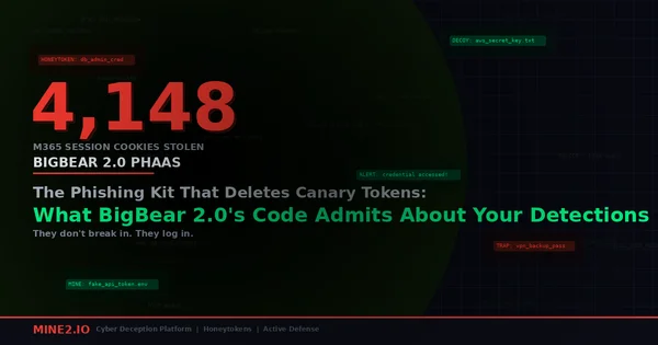 The Phishing Kit That Deletes Canary Tokens: What BigBear 2.0's Code Admits About Your Detections