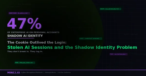 The Cookie Outlived the Login: Stolen AI Sessions and the Shadow Identity Problem