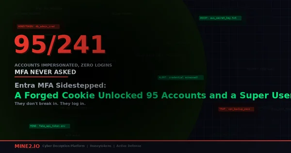 Entra MFA Sidestepped: A Forged Cookie Unlocked 95 Accounts and a Super User in a Supply-Chain App