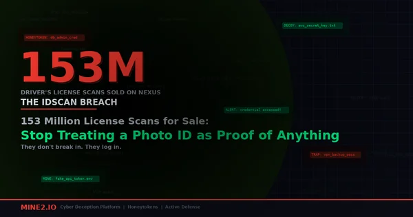 153 Million License Scans for Sale: Stop Treating a Photo ID as Proof of Anything