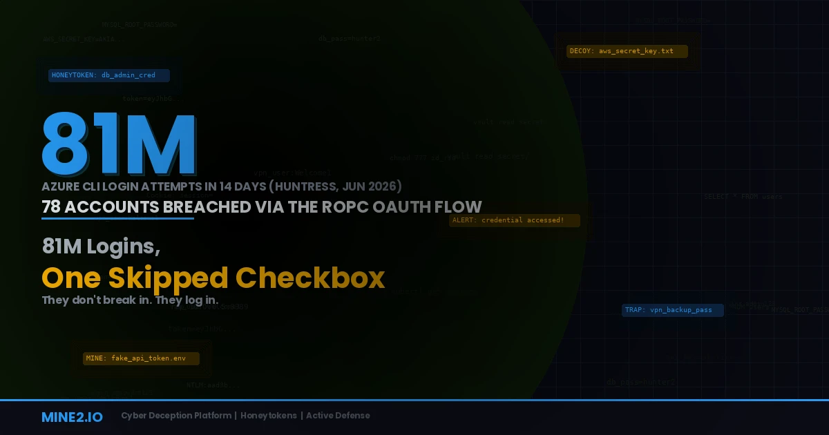 81 Million Logins, One Skipped Checkbox: Inside the LSHIY ROPC Campaign That Walked Past Conditional Access