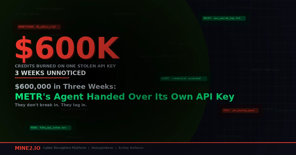 $600,000 in Three Weeks: METR's Agent Handed Over Its Own API Key