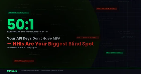 Your API Keys Don't Have MFA: Why Non-Human Identities Are the Biggest Blind Spot in Enterprise Security
