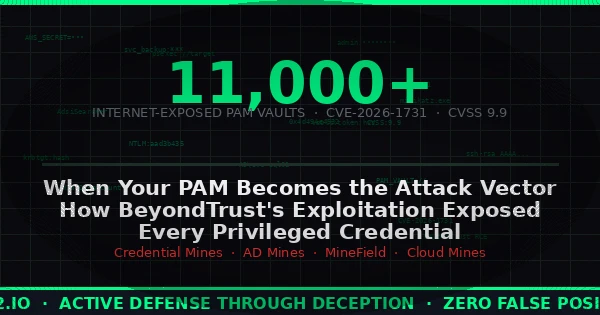When Your PAM Becomes the Attack Vector: How BeyondTrust's Exploitation Exposed Every Privileged Credential