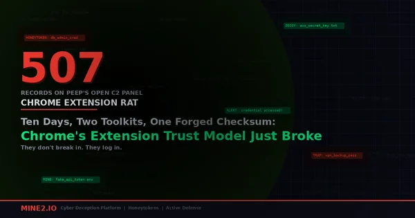 Ten Days, Two Toolkits, One Forged Checksum: Chrome's Extension Trust Model Just Broke