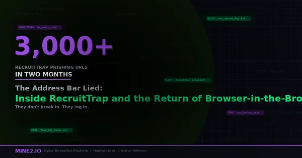 The Address Bar Lied: Inside RecruitTrap and the Return of Browser-in-the-Browser Phishing