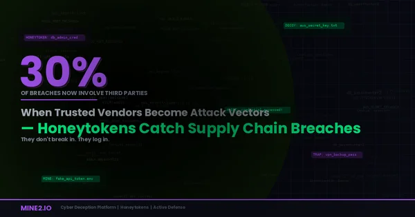 When Trusted Vendors Become Attack Vectors: How Honeytokens Catch Supply Chain Breaches