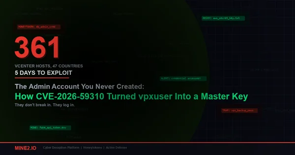 The Admin Account You Never Created: How CVE-2026-59310 Turned vpxuser Into a Master Key